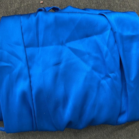 New SHEIN blue silk dress XS - Picture 2 of 2